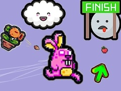 ゲームかわいいウサギの挑戦的な冒険オンライン