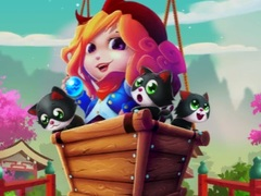 ゲーム猫を救え：バブルシューティングオンライン