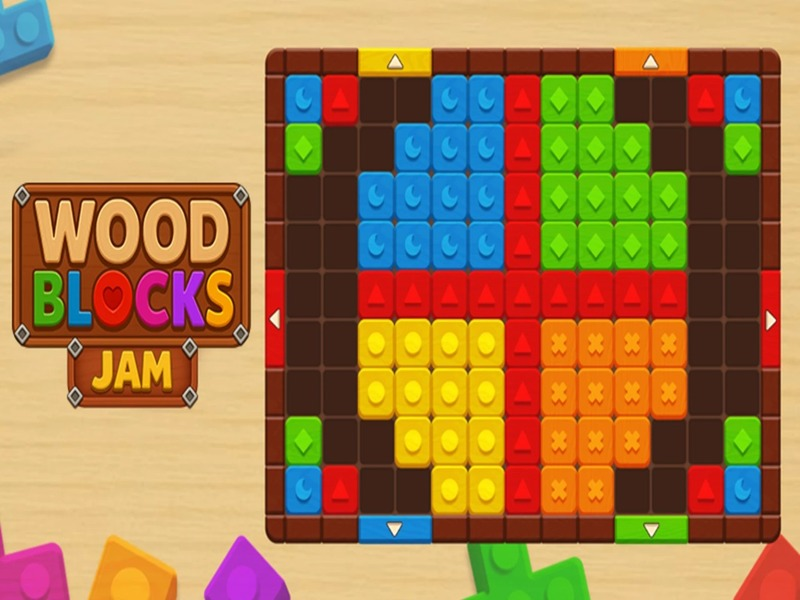ゲーム木材はジャムをブロックしますオンライン