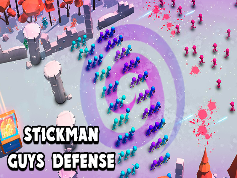 ゲームStickman Guys Defenseオンライン