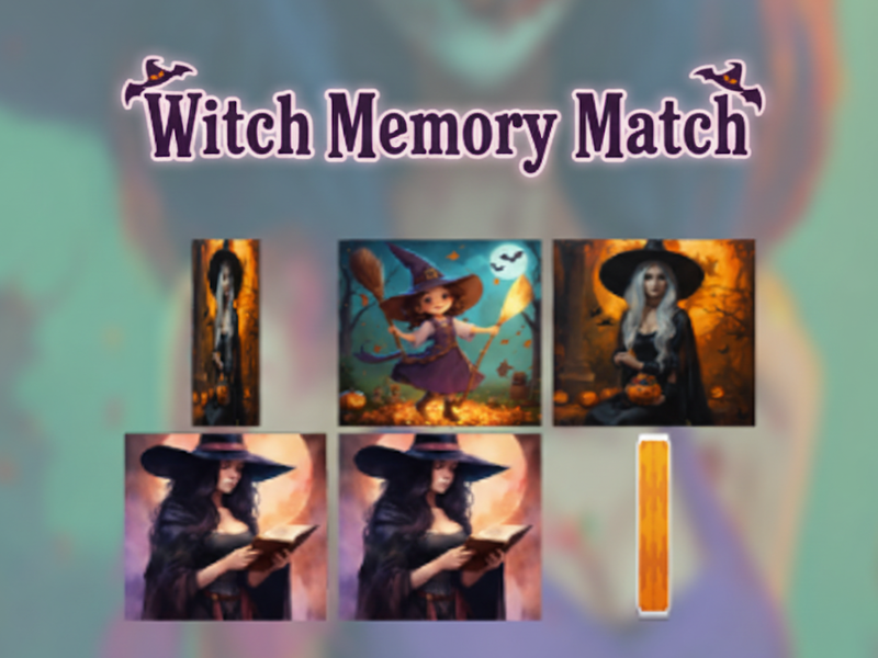 ゲーム魔女のメモリマッチオンライン
