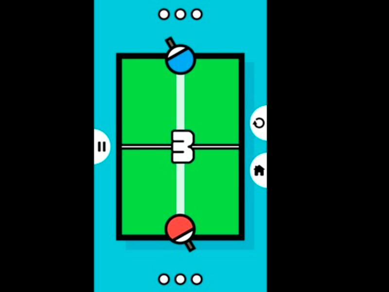 ゲームピンポンテニステーブル2dオンライン