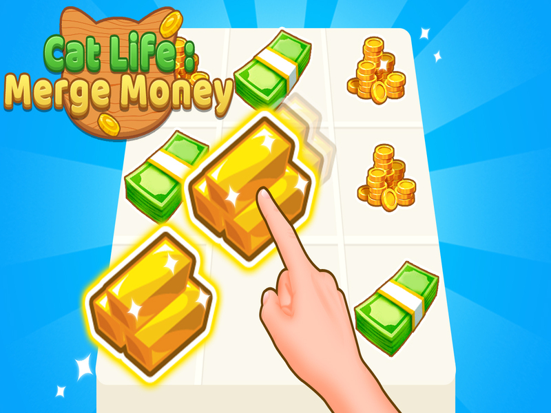 ゲーム猫の生活はお金を合併しますオンライン