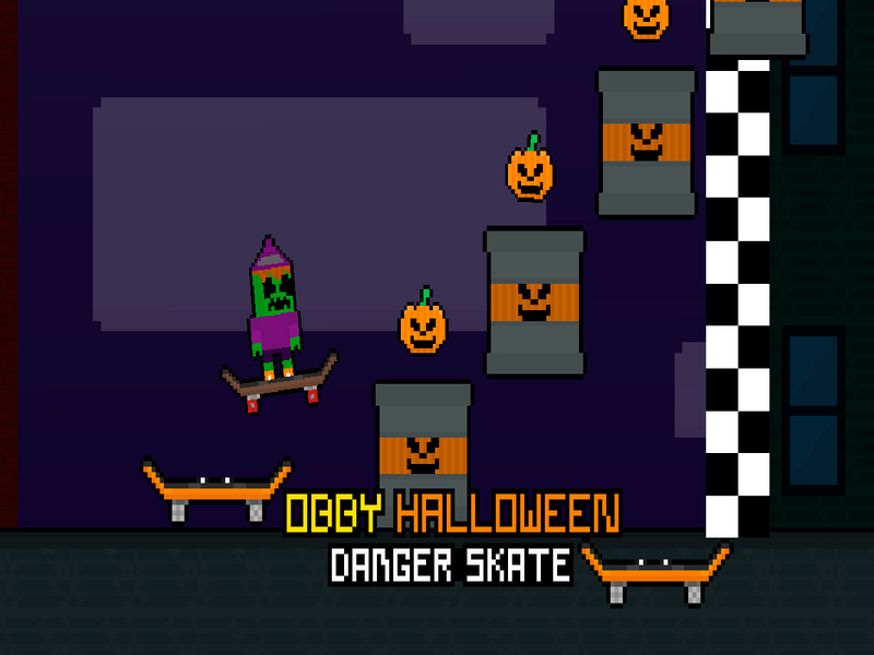 ゲームハロウィーンの危険スケートオンライン