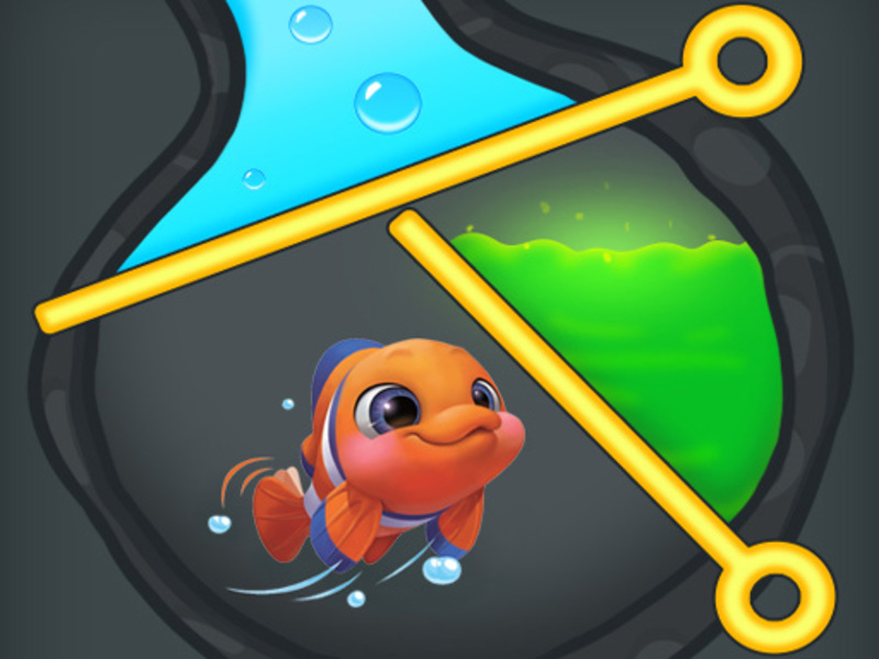 ゲームピンを引く：魚の救助！オンライン