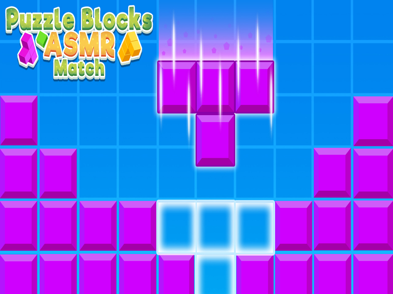 ゲームパズルはASMRマッチをブロックしますオンライン