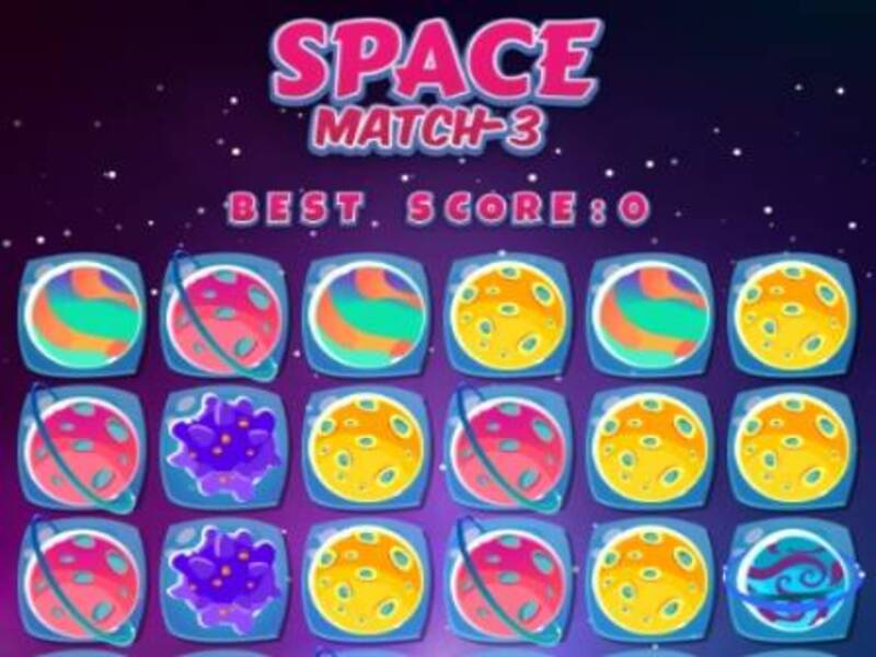 ゲームスペースマッチ3オンライン