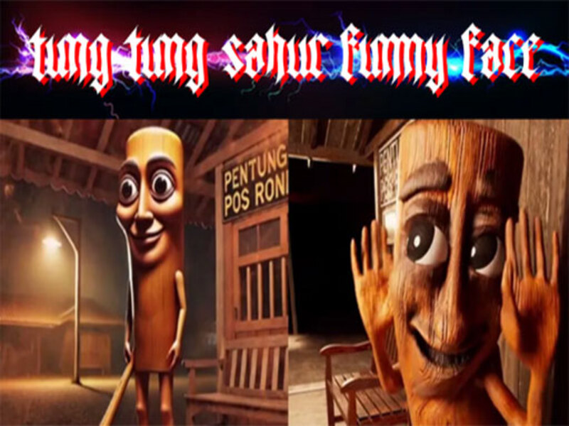 ゲームTung Tung Sahur面白い顔オンライン