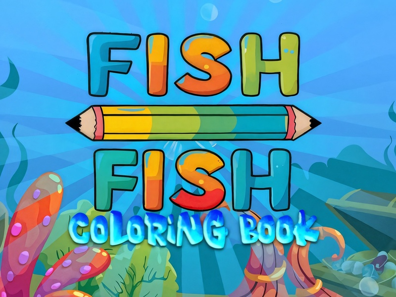 ゲーム魚の塗り絵オンライン