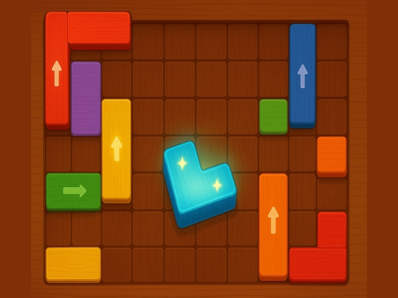 ゲーム木製ブロックジャムオンライン