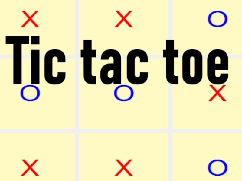 ゲームTic tac toeオンライン
