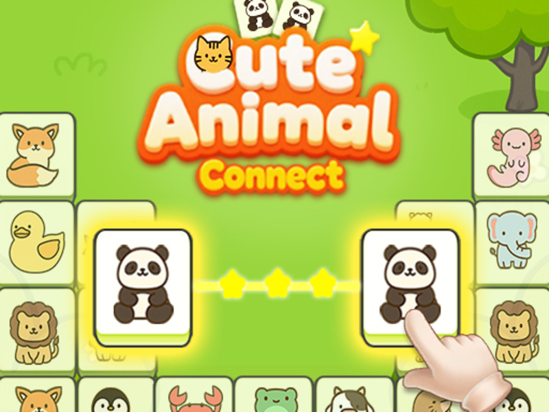 ゲームかわいい生き物がつながりますオンライン