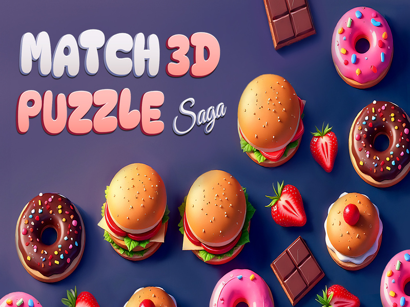 ゲーム3Dパズルサガをマッチしますオンライン
