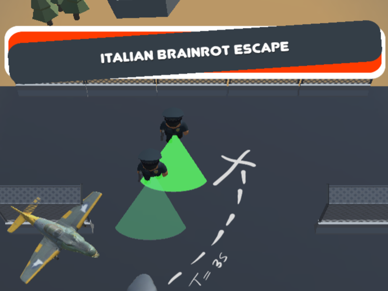 ゲームイタリアのブレインロットエスケープオンライン